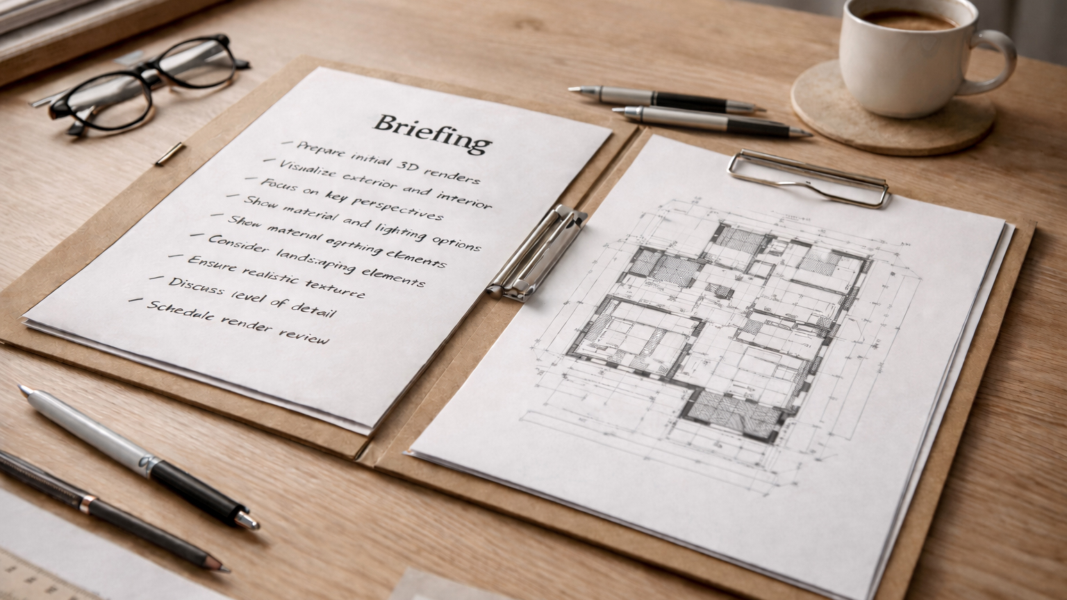 La importancia del briefing en la visualización arquitectónica 3D